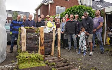 Het Bloembinderspark samen aan de slag voor nog meer groene daken